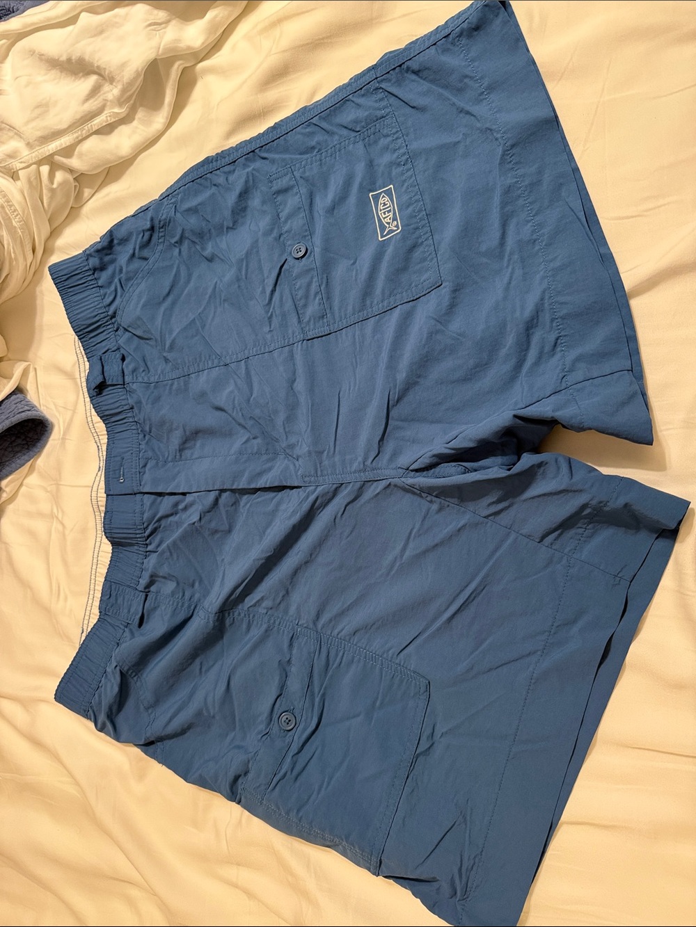 AFTCO Men’s Blue Cargo Shorts
